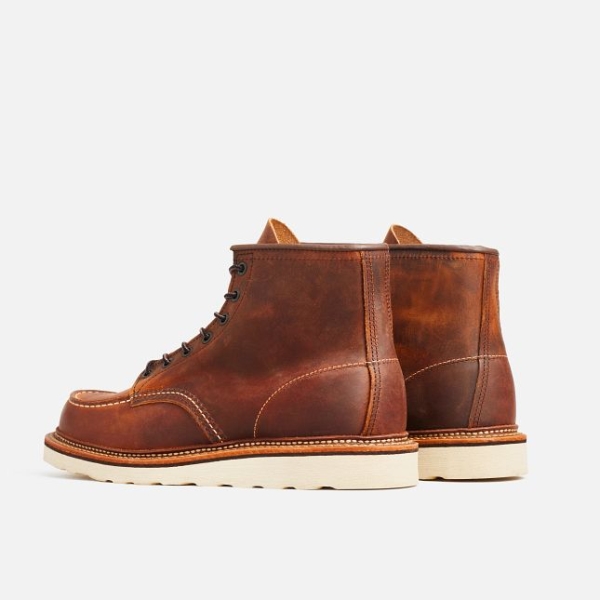 Men's Red Wing 6-Inch in Copper Rough & Tough Leather Heritage Boots Copper | IL726CRWY