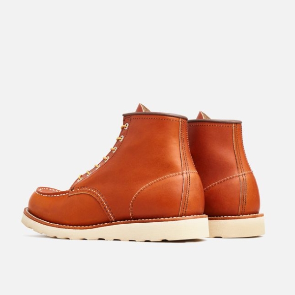 Men's Red Wing 6-Inch in Oro Legacy Leather Heritage Boots Brown | IL485EQFS