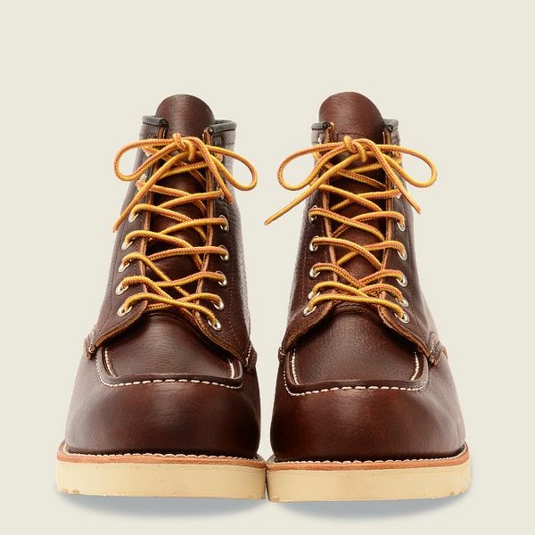 Men's Red Wing Classic Moc 6-inch boot Heritage Boots Brown | IL017KXYV