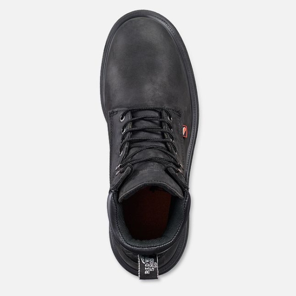 Men's Red Wing Dynaforce® 6-inch Waterproof Safety Shoes Black | IL069KWLA