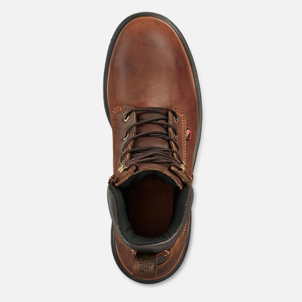 Men's Red Wing Dynaforce® 6-inch Waterproof Shoes Brown | IL725PJFH