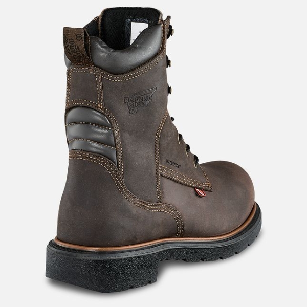 Men's Red Wing Dynaforce® 8-inch Insulated, Waterproof Work Boots Brown | IL017BLPM