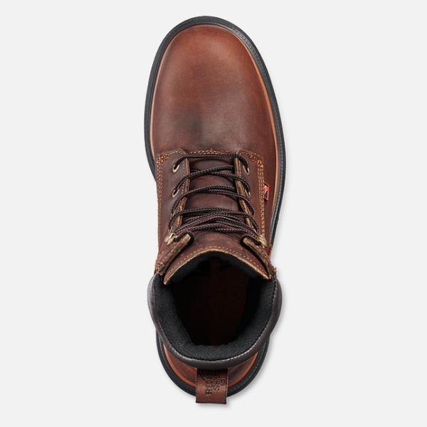 Men's Red Wing Dynaforce® 8-inch Waterproof Shoes Brown | IL736YXQG