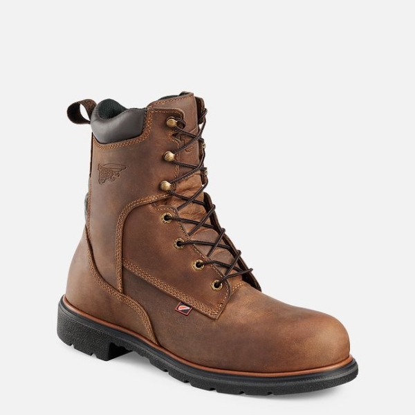 Men\'s Red Wing Dynaforce® 8-inch Work Boots Brown | IL076TRIP