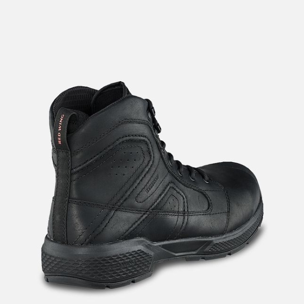 Men's Red Wing Exos Lite 6-inch Waterproof Safety Shoes Black | IL127GUPZ