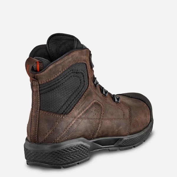 Men's Red Wing Exos Lite 6-inch Waterproof Work Boots Brown | IL380RYOS