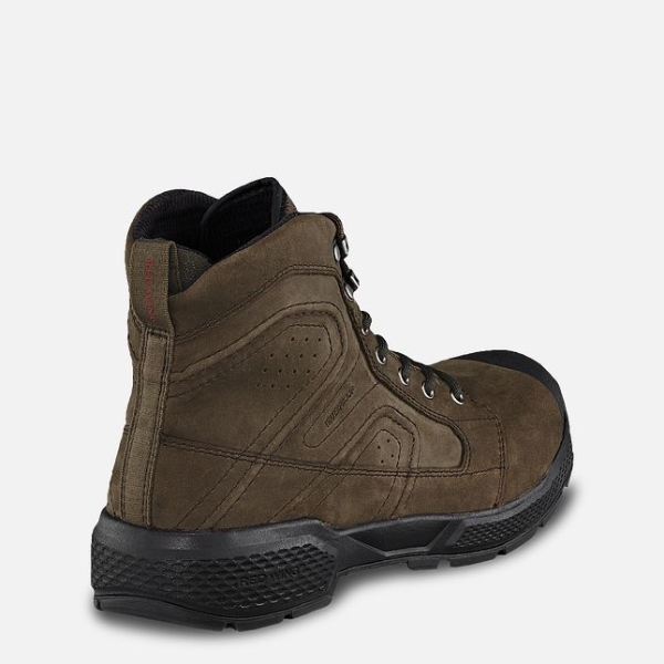 Men's Red Wing Exos Lite 6-inch Waterproof Work Boots Brown | IL471EAVG