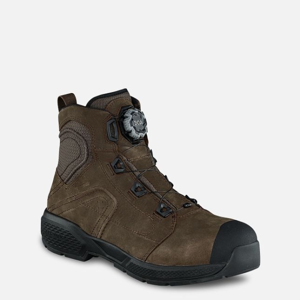 Men\'s Red Wing Exos Lite 6-inch Waterproof Work Boots Brown | IL623HVFM