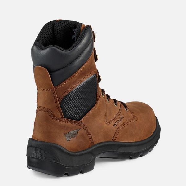 Men's Red Wing Flexbond 8-inch Metguard Work Boots Brown | IL561SABY