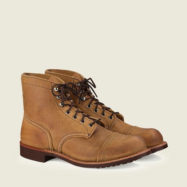 Men's Red Wing Iron Ranger 6-Inch Boot Heritage Boots Brown | IL297YALF