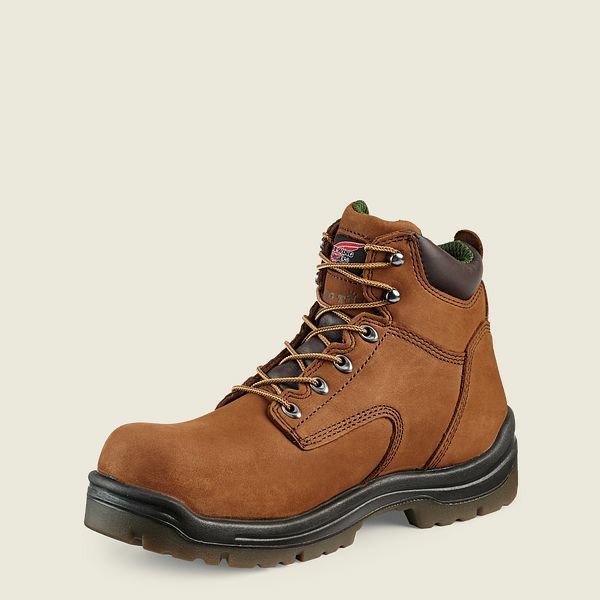 Men's Red Wing King Toe 6-inch Insulated, Waterproof Safety Toe Boots Brown | IL279UOPX