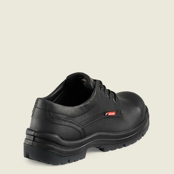 Men's Red Wing King Toe Safety Toe Oxford Work Shoes Black | IL968BNTX