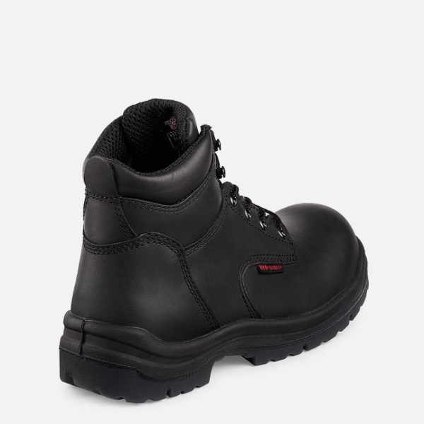 Men's Red Wing King Toe® 6-inch Work Boots Black | IL029IHFE