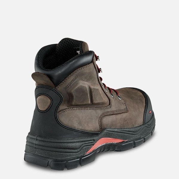 Men's Red Wing King Toe® Adc 6-inch Insulated CSA Waterproof Shoes Brown | IL480XBQG