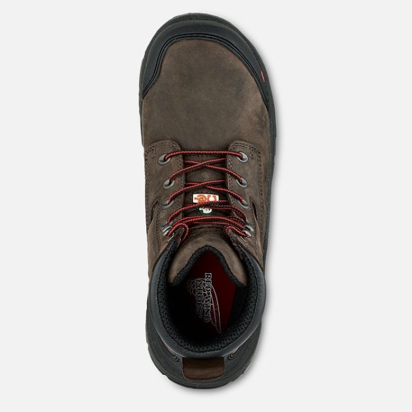 Men's Red Wing King Toe® Adc 6-inch Insulated CSA Waterproof Shoes Brown | IL480XBQG