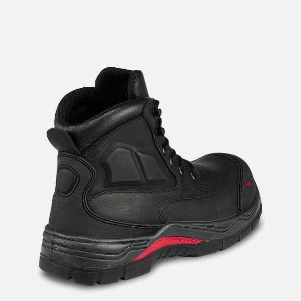 Men's Red Wing King Toe® Adc 6-inch Waterproof Safety Shoes Black | IL603XQGZ