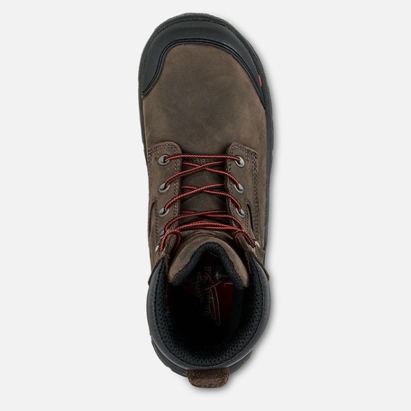 Men's Red Wing King Toe® Adc 8-inch Insulated, Waterproof CSA Work Shoes Brown | IL501CQAE