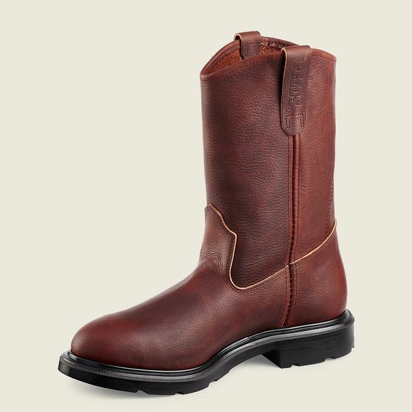 Men's Red Wing SuperSole 11-inch Soft Toe Pull-On Boot Work Boots Brown | IL367TJAD