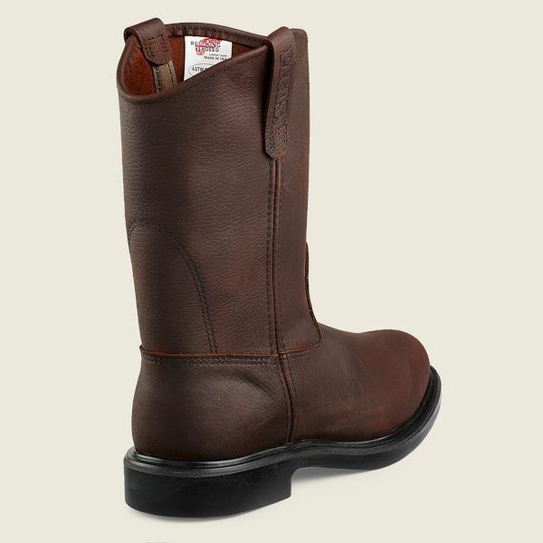 Men's Red Wing SuperSole 11-inch Soft Toe Pull-On Boot Work Boots Brown | IL563VSDN