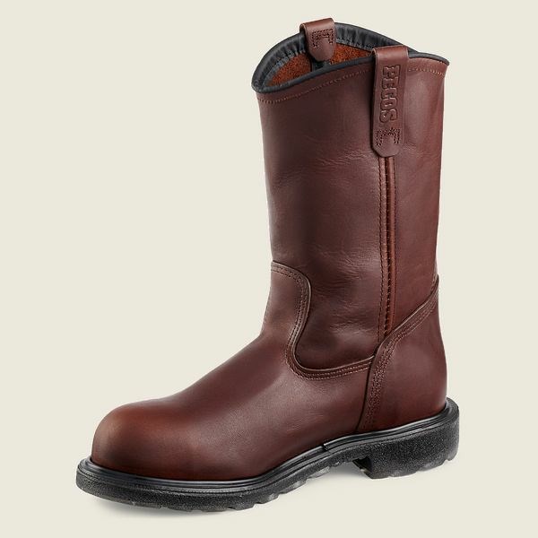 Men's Red Wing SuperSole 2.0 11-inch CSA Safety Toe Pull-On Boot Work Boots Brown | IL869ZOYB