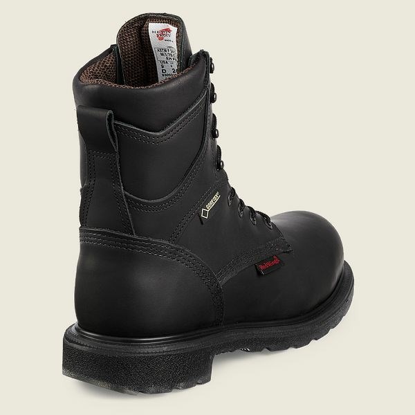 Men's Red Wing SuperSole 2.0 8-inch Insulated, Waterproof CSA Safety Toe Boot Work Boots Black | IL520VQMH