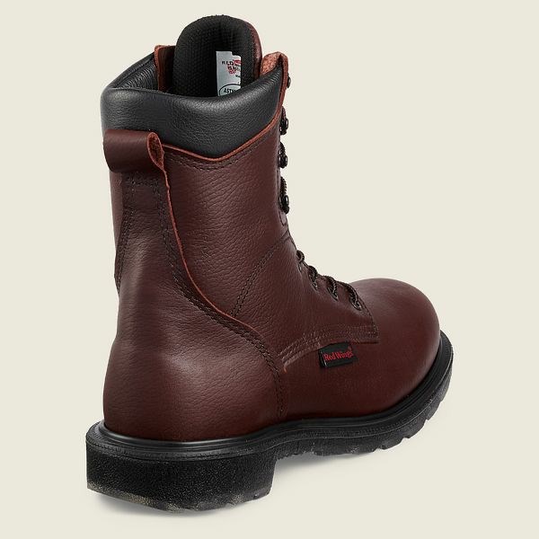 Men's Red Wing SuperSole 2.0 8-inch Safety Toe Boots Brown | IL479HUWO