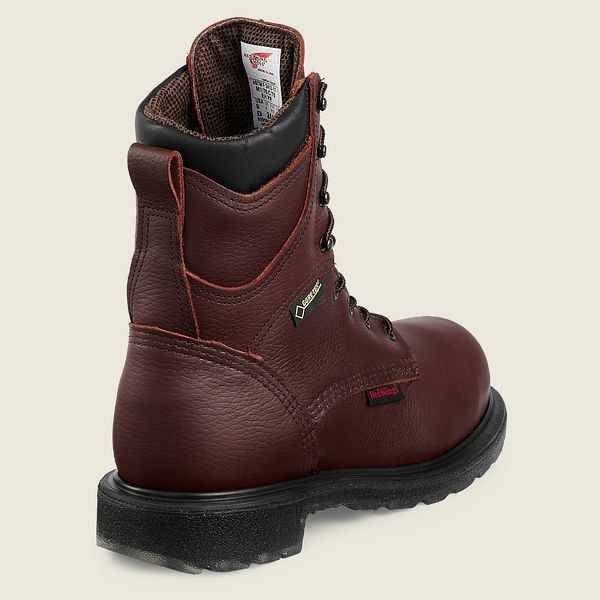 Men's Red Wing SuperSole 2.0 8-inch Waterproof CSA Safety Toe Boots Brown | IL720BWAI