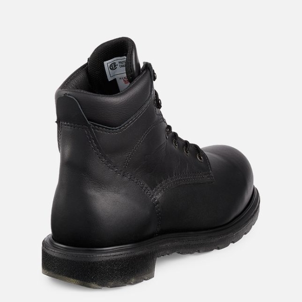 Men's Red Wing Supersole® 2.0 6-inch CSA Safety Shoes Black | IL910IJKO