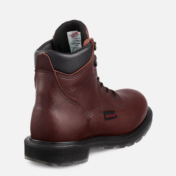 Men's Red Wing Supersole® 2.0 6-inch Work Boots Brown | IL239NMPT