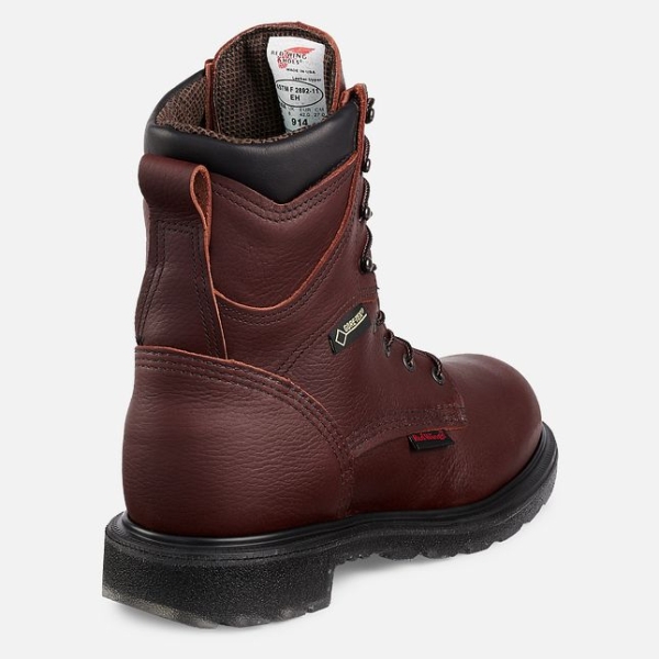 Men's Red Wing Supersole® 2.0 8-inch Waterproof Work Boots Brown | IL964FIMK