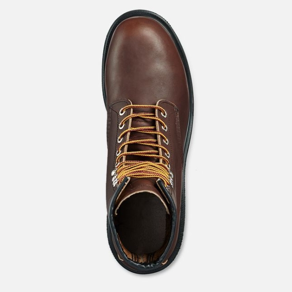 Men's Red Wing Supersole® 8-inch Safety Shoes Brown | IL713CXOE