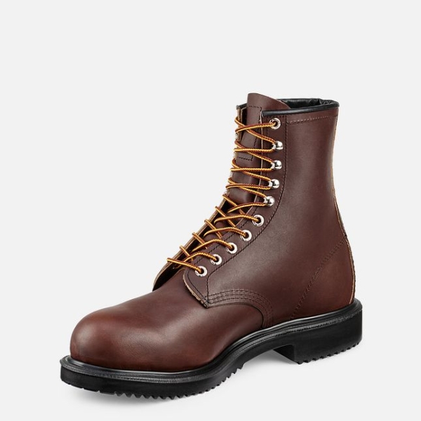 Men's Red Wing Supersole® 8-inch Work Boots Brown | IL249GSIN