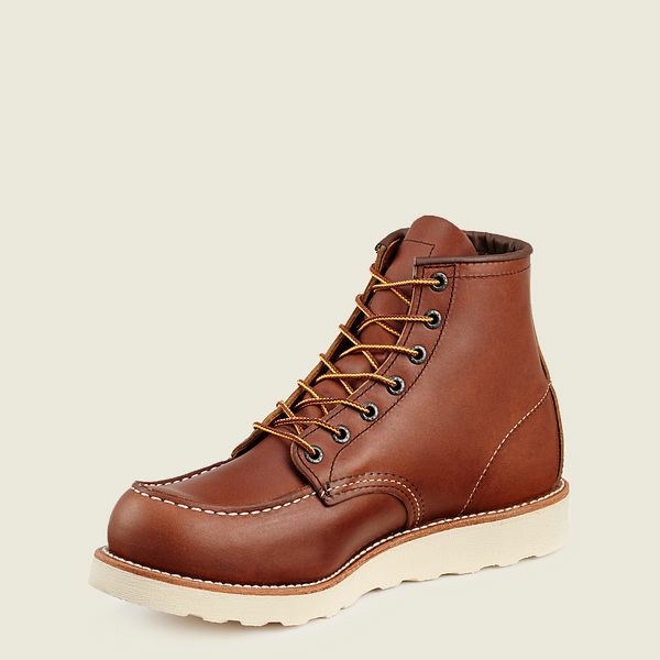 Men's Red Wing Traction Tred 6-inch Soft Toe Boot Work Boots Brown | IL157MLYE