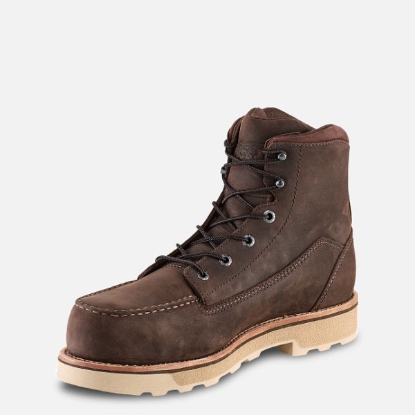 Men's Red Wing Traction Tred Lite Traction Tred Lite 6-inch Safety Shoes Brown | IL359SMRN