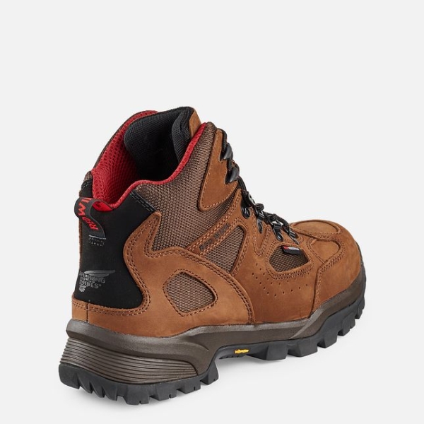 Men's Red Wing Truhiker 6-inch Hiker Waterproof Shoes Brown | IL169YLRT