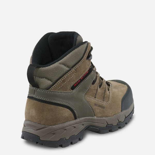 Men's Red Wing Truhiker 6-inch Waterproof CSA Hiker Work Shoes Grey | IL843EVAF