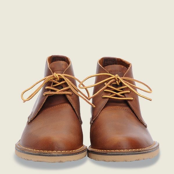 Men's Red Wing Weekender Chukka Chukka Heritage Boots Brown | IL786QLTH