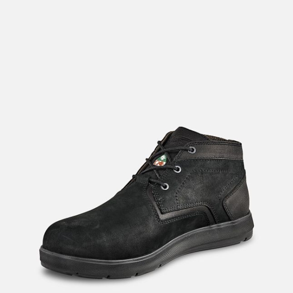 Men's Red Wing Zero-G Lite CSA Chukka Safety Shoes Black | IL682DLES