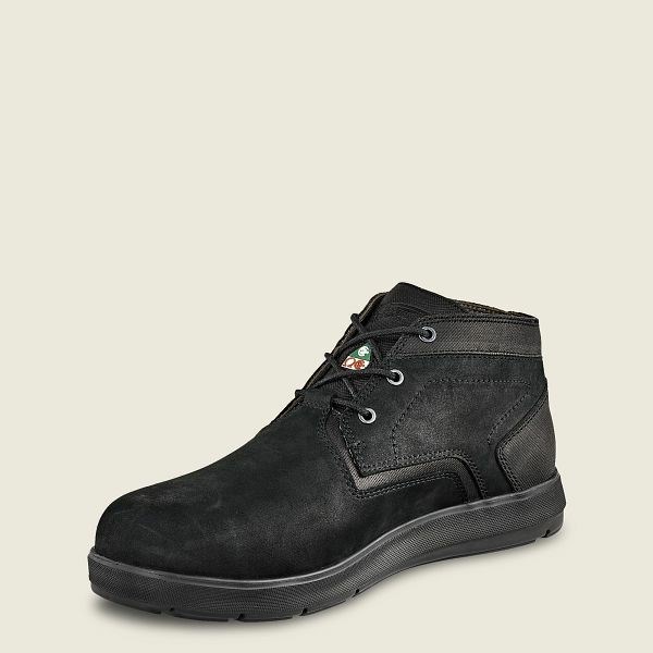 Men's Red Wing Zero-G Lite CSA Chukka Work Shoes Black | IL320ZYVG