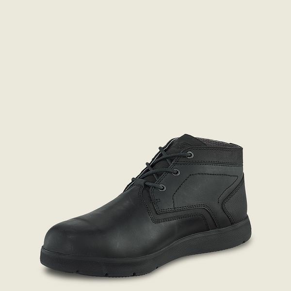 Men's Red Wing Zero-G Lite Chukka Work Shoes Black | IL128DUTZ