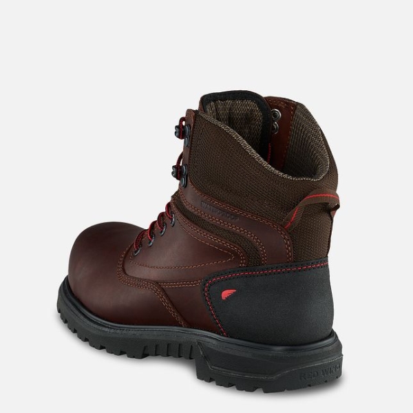 Women's Red Wing Brnr XP 6-inch Waterproof Work Boots Brown | IL268HRCA