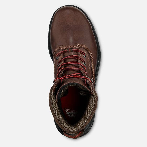 Women's Red Wing Brnr XP 8-inch Waterproof CSA Waterproof Shoes Brown | IL310NBDT