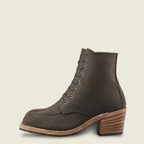 Women's Red Wing Clara Heeled Boot Heritage Boots Grey | IL463CEZF