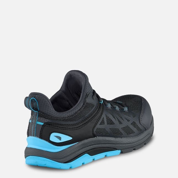 Women's Red Wing Cooltech™ Athletics Safety Shoes Black / Blue | IL182VYZR