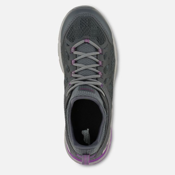 Women's Red Wing Cooltech™ Athletics Safety Toe Work Shoes Grey / Purple | IL518QJUG