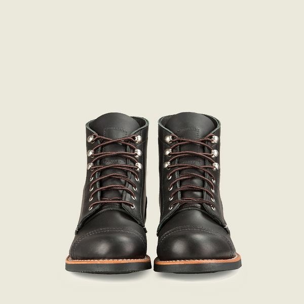 Women's Red Wing Iron Ranger Short Boot Heritage Boots Black | IL691UJFI