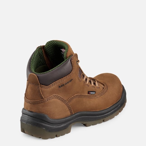 Women's Red Wing King Toe® 5-inch Waterproof Waterproof Shoes Brown | IL142APXN