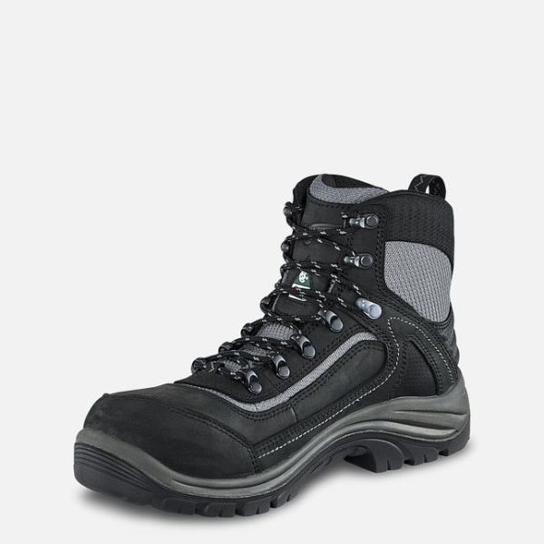 Women's Red Wing Tradeswoman 6-inch Waterproof CSA Hiker Waterproof Shoes Black / Grey | IL761WVSQ