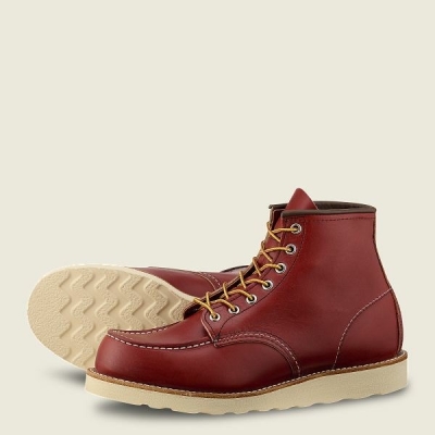 Men's Red Wing Classic Moc 6-inch boot Heritage Boots Brown | IL182IHWZ