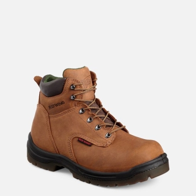 Men's Red Wing King Toe® 6-inch Work Boots Brown | IL467HWUE